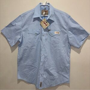 Rafter C Cowboy Collection Pro Flex 45 Performance XL Western Shirt Snap Buttons
